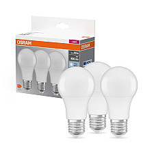 Набір ламп 3шт OSRAM LED E27 8.5Вт 4000К 806Лм A60 (4058075127531) (1709562)