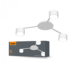 Світильник точковий Videx під лампу 3xGX53 накладний Білий (VL-SPF20B-W)