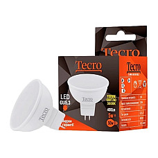 Лампа світлодіодна Tecro 5W GU5.3 3000K (TL-MR16-5W-3K-GU5.3)