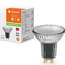 Лампа LEDVANCE GU10 8Вт 3000K 750Лм MR16 димується (4099854234941) (1805665)