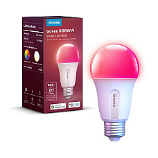 Лампа розумна Govee H6004, E27, 8W, 800Lm, RGB, WI-FI/Bluetooth, білий (H6004CC1) (1768307)