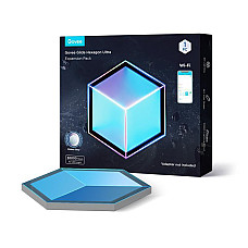 Настінний світильник Govee H106A Glide Hexagon Light Panels Ultra expansion pack, 1шт, RGBIC, WI-FI/Bluetooth, фіолетовий (H106A007-OF-EU) (1841307)