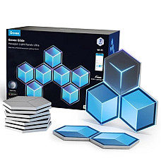 Світильник Govee H606A Glide Hexagon Light, 7шт, RGBIC WI-FI/Bluetooth, Meteor grey (H606AC81)