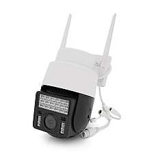 5Мп Wi-Fi відеокамера вулична з сиреною та SD/картою YOSO YO-IPC43D5MP50 PTZ 2.8mm V380 (1618254)