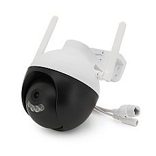 3Мп Wi-Fi відеокамера вулична з SD/картою YOSO YO-IPC46D3MP20 PTZ 2.8mm V380 (1618268)