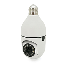 4Мп Wi-Fi відеокамера вулична-внутрішня SD/картка PiPo PP-IPC30D2MP15 PTZ 2.8mm під цоколь Е27 ICSee (1579471)