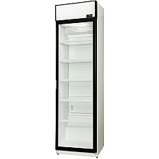 Холодильна вітрина Snaige, 202.5x60х60, 385л, полок - 5, зон - 1, бут-224, 1дв., ST, банер, білий (CD40DC-S3022E)