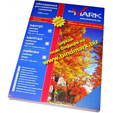 Обкладинка для палітурки bindMARK карт. Кантри А4 230г/м2 (100 шт.) т.-синяя (41724)