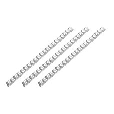 Пластикові пружини для біндера 2E, 19мм, світло-сірі, 100шт (2E-PL19-100LG) (1476529)