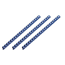 Пластикові пружини для біндера 2E, 19мм, сині, 100шт (2E-PL19-100CY) (1476351)