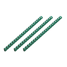 Пластикові пружини для біндера 2E, 19мм, зелені, 100шт (2E-PL19-100GR) (1476356)