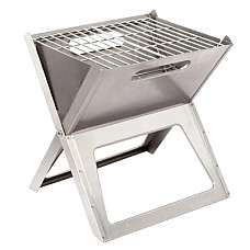 Гриль-барбекю Bo-Camp Notebook/Fire Basket Compact Silver (8108347)