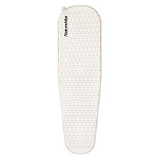 Туристичний килимок Naturehike Самонадувний надлегкий одномісний овальний CNK2300DZ013 35 мм світло-сірий (6976023926983)