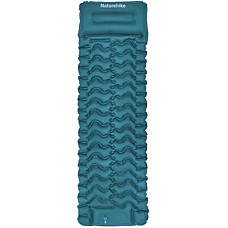 Матрац надувний Naturehike CNK2550WS019, 200х60х6.5 см, синій, із мішком для надування (697746586964