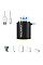 Насос для надувних меблів Flextail Tiny Pump Х з функцією ліхтаря, чорний (6975755964355)