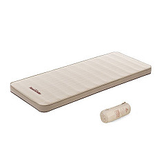 Туристичний килимок Naturehike Самонадувний 10 см одинарний з помпою NH20FCD08 бежевий (6976023925214)