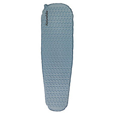 Туристичний килимок Naturehike Самонадувний надлегкий одномісний овальний CNK2300DZ013 35 мм блакитний (6976023927041)