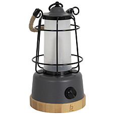 Ліхтар Bo-Camp Harlington Rechargable Dimming 370 Lumen Bamboo-Grey (5818921) (DAS303872)