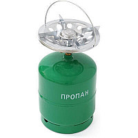 Побутовий газовий балон Voltronic GL-7.2 3кг (7,2л) + пальник 20354 Green (GB/GL-7.2G)