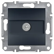 TV РОЗЕТКА КІНЦЕВА АНТРАЦИТ (Schneider Electric Asfora EPH3200171) (1626445)