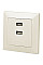 USB розетка REAL-EL Розетка USB (Comfort-60025-C)