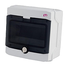 Пластиковий щит ETI, ECH 8G (8 модулів, зовнішнього виконання IP65) (1101061) (1623034)