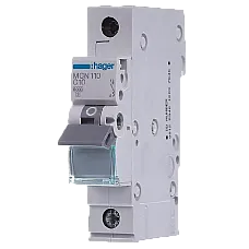 Автоматичний вимикач 1P 6kA C-10A 1M (Hager MCN110) (1618026)