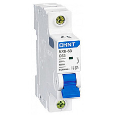 Автоматичний вимикач CHINT NXB-63-1P-C10