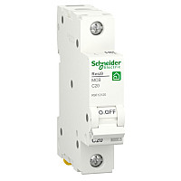 Автоматичний вимикач Schneider Electric RESI9 6kA 1P 20A C (R9F12120)