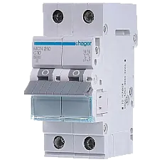 Автоматичний вимикач 2P 6kA C-10A 2M (Hager MCN210) (1632271)