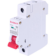Автоматичний вимикач E.NEXT 1-п e.mcb.pro  6А C ( 6кА) (p042006)