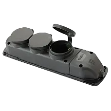 Колодка потрійна із заглушкою 3*16 (каучук) (ERKA 6003) (1626420)
