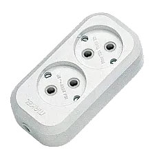 Колодка 2 гнізда без заземлення (Makel MGP101) (1626424)