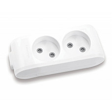 Колодка для подовжувача Panasonic X-tendia 2 гнізда grey (WLTB02202GR-UA)