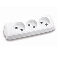 Колодка для подовжувача Panasonic X-tendia 3 гнізда grey (WLTB02302GR-UA) (1168780)