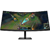 Монітор TFT 34" HP OMEN 34c G2, WQHD, VA, вигн., 180Hz, 2xHDMI, DP, HAS, колонки, чорний (AV4C1AA)
