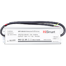 Блок живлення HiSmart 24V, 10A, 240W, PFC, IP67 (1405957)