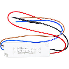 Блок живлення HiSmart 12V, 1А, 12W, IP67 (1405979)