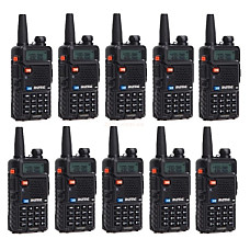 Портативна рація Baofeng UV-5R Black Ten Pack комплект 10 шт (2200000758972)