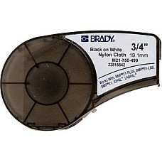 Стрічка для принтера етикеток Brady M21-750-499, nylon, 19.05mm/4.87m, Black on White (M21-750-499)