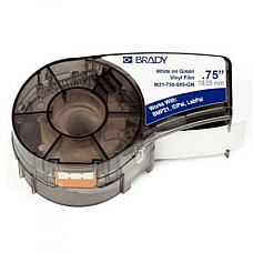 Стрічка для принтера етикеток Brady 19.05mm/6.4m винил, белый на зеленом (M21-750-595-GN)