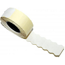 Етикет-стрічка Aurika 22х12 white, 30 рул (2212W)