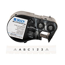 Стрічка для принтера етикеток Brady MC-375-595-WT-BK 9,53мм х 7,62м, black on white, vinyl (139923)