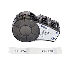 Стрічка для принтера етикеток Brady M21-18-499, 25.4мм х 19.05мм, 121шт, black on white, нейлон (152092)