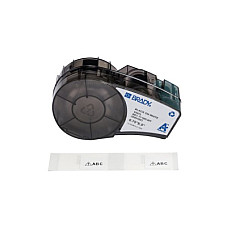 Стрічка для принтера етикеток Brady M21-11-595-WT, всепогодні, 19,05мм х 12,7, black on white, вініл, для M210, M211 (176809)