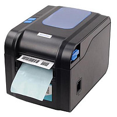 Друкарка етикеток Xprinter XP-370B (термодрук, 152 мм/с, стрічка 82 мм, 203 DPI, USB+Serial, чорний) (XP-370B)