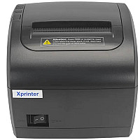 Друкарка чеків Xprinter XP-Q838L (термодрук, 230мм/с, стрічка 80мм, USB+Lan,RJ12, авторізак, чорний) (XP-Q838L) (1843034)