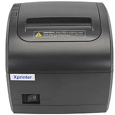 Друкарка чеків Xprinter XP-Q838L (термодрук, 230мм/с, стрічка 80мм, USB+Lan,RJ12, авторізак, чорний) (XP-Q838L) (1843034)