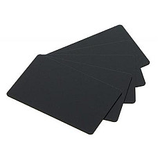 Картка пластикова чиста Evolis PVC-U 30 mil, чорные, матовые, 5х100 штук (C8001) (1843969)