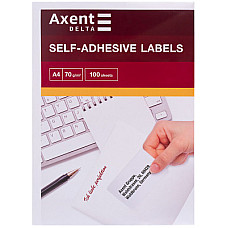 Етикетка самоклеюча Axent 52,5x29,7 (40 на листі) с/кл (100 листів) (D4468-A)